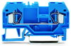 2-Leiter-Durchgangsklemme 4 mm² für Anwendungen Ex i geeignet blau