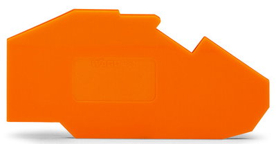 Abschluss- und Zwischenplatte 1,5 mm dick orange