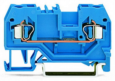2-Leiter-Durchgangsklemme 2,5 mm² für Anwendungen Ex i geeignet blau