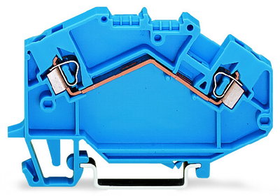 2-Leiter-Durchgangsklemme 2,5 mm² für Anwendungen Ex i geeignet blau