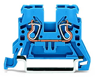 2-Leiter-Durchgangsklemme 2,5 mm² für Anwendungen Ex i geeignet blau