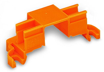 Befestigungsadapter für 4 Steckplätze Serie 243 orange
