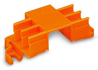 Befestigungsadapter für 6 Steckplätze Serie 243 orange