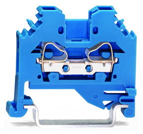 2-Leiter-Durchgangsklemme 4 mm² für Anwendungen Ex i geeignet blau