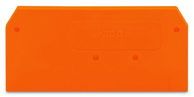 Abschluss- und Zwischenplatte 2,5 mm dick orange
