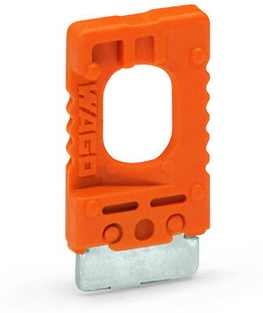 Trennstecker für Basisklemmen,zur Verwendung der Basisklemme als Trennklemme,orange