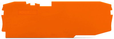 Abschluss- und Zwischenplatte 1 mm dick orange
