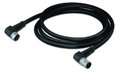 Sensor-/Aktorleitung,M12A-Buchse, winklig,M12A-Stecker, winklig