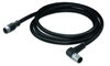 Sensor-/Aktorleitung,M12A-Buchse, axial,M12A-Stecker, winklig