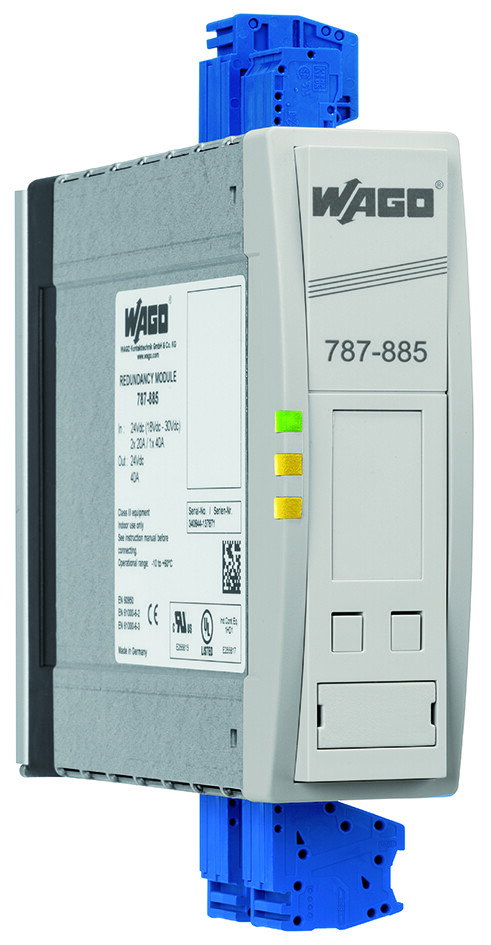 Redundanzmodul,Eingangsspannung 2 x DC 24 V,Eingangsstrom 2 x 20 A