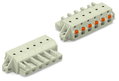 1-Leiter-Federleiste,Drücker,Push-in CAGE CLAMP®,lichtgrau