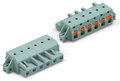 1-Leiter-Federleiste,Drücker,Push-in CAGE CLAMP®,grau