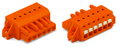 1-Leiter-Federleiste,Drücker,Push-in CAGE CLAMP®,orange