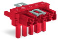 T-Verteiler,5-polig,Kod. P,rot