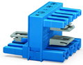H-Verteiler,5-polig,Kod. I,blau