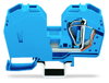 2-Leiter-Durchgangsklemme 35 mm² mit integrierter Abschlussplatte blau