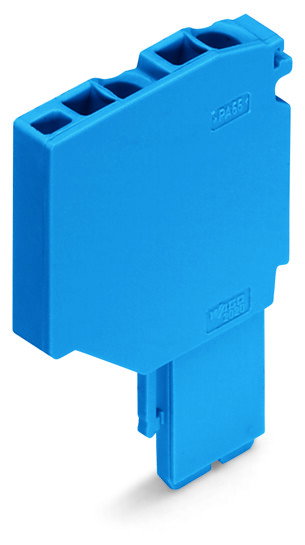 2-Leiter-Federleisten-Anfangsmodul,Push-in CAGE CLAMP®,1,5 mm²,blau