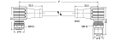 Sensor-/Aktorleitung,M12A-Buchse, winklig,M12A-Stecker, winklig