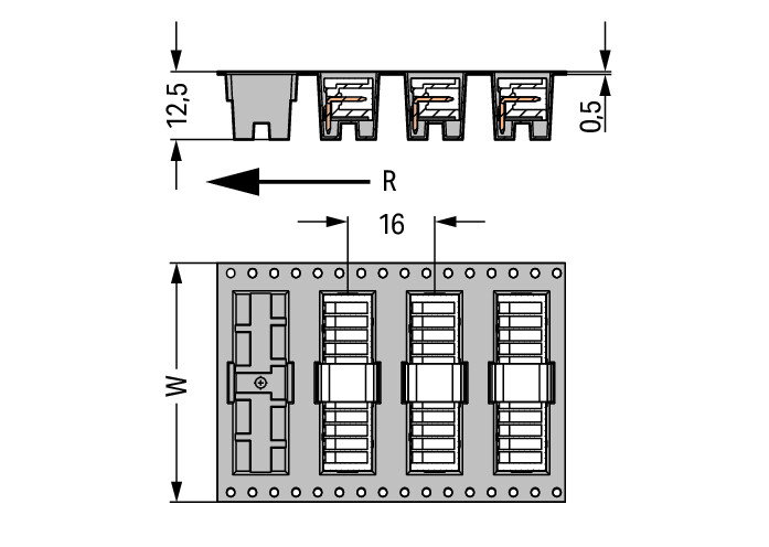 THR-Stiftleiste,Lötstift 0,8 x 0,8 mm,abgewinkelt,schwarz – Bild 3 von 4