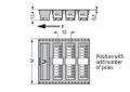 THR-Stiftleiste,Lötstift 1,0 x 1,0 mm,abgewinkelt,schwarz