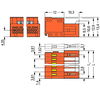 1-Leiter-Stiftleiste CAGE CLAMP® 1,5 mm² orange