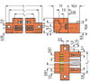 1-Leiter-Stiftleiste CAGE CLAMP® 1,5 mm² orange