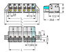 1-Leiter-Federleiste Drücker Push-in CAGE CLAMP® lichtgrau