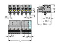 1-Leiter-Federleiste,Drücker,Push-in CAGE CLAMP®,grau