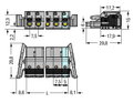 1-Leiter-Federleiste,Drücker,Push-in CAGE CLAMP®,grau
