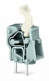Anreihbare Leiterplattenklemme Drücker 2,5 mm² dunkelgrau