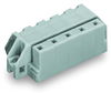 1-Leiter Federleiste, abgewinkelt CAGE CLAMP® 2,5 mm² grau