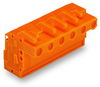 1-Leiter Federleiste, abgewinkelt CAGE CLAMP® 2,5 mm² orange