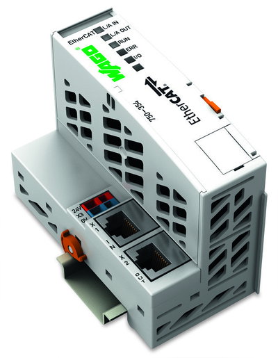Feldbuskoppler EtherCAT lichtgrau