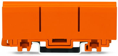 Befestigungsadapter für ein- und zweireihige Klemmen Serie 2273 orange