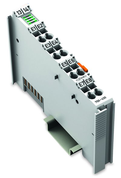 8-Kanal-Digitaleingang DC 24 V 3 ms lichtgrau
