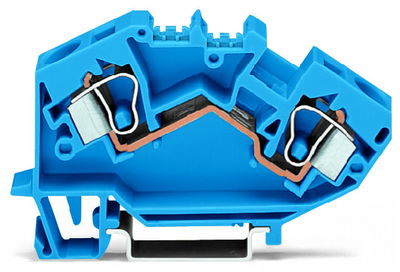 2-Leiter-Durchgangsklemme 10 mm² für Anwendungen Ex i geeignet blau