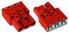 Stecker 3-polig Kod. P rot