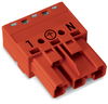 Stecker 3-polig Kod. P rot