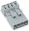Stecker 4-polig Kod. B grau