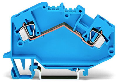 2-Leiter-Durchgangsklemme 4 mm² für Anwendungen Ex i geeignet blau