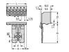 1-Leiter-Federleiste Drücker Push-in CAGE CLAMP® lichtgrau