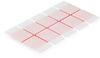 Abdeckung/Cover Für die Fixierung des Tasterschildes 210-858 halogenfrei transparent