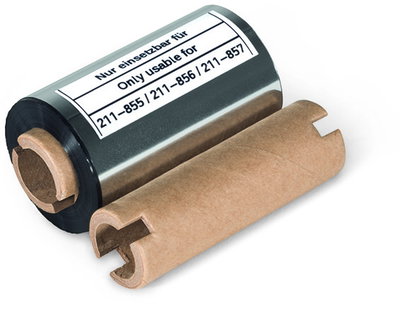 Thermotransferfarbband für Smart Printer für selbstlaminierende Etiketten schwarz