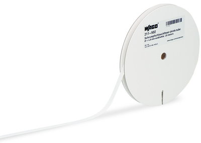 Schrumpfschlauch für Smart Printer Ungeschrumpfter Durchmesser 4,8 mm weiß