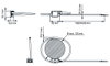 Rogowski-Spule,Primärer Bemessungsstrom 1000 A,Ausgangssignal 22,5 mV pro kA
