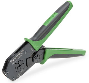 Crimp-Zange Variocrimp 4;für Aderendhülsen mit und ohne Kunststoffkragen;Crimp-Bereich 0,25 mm² bis 4,0 mm²;grün/schwarz