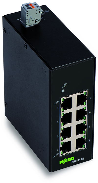 Industrial-ECO-Switch 8 Ports 1000Base-T schwarz