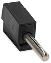 Bananenstecker für Buchsendurchmesser 4 mm schwarz