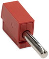 Bananenstecker für Buchsendurchmesser 4 mm rot