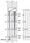3-Phasen-Leistungsmessung AC 690 V Rogowski-Spulen